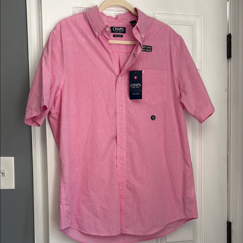 Chaps Pink Button-Up Shirt